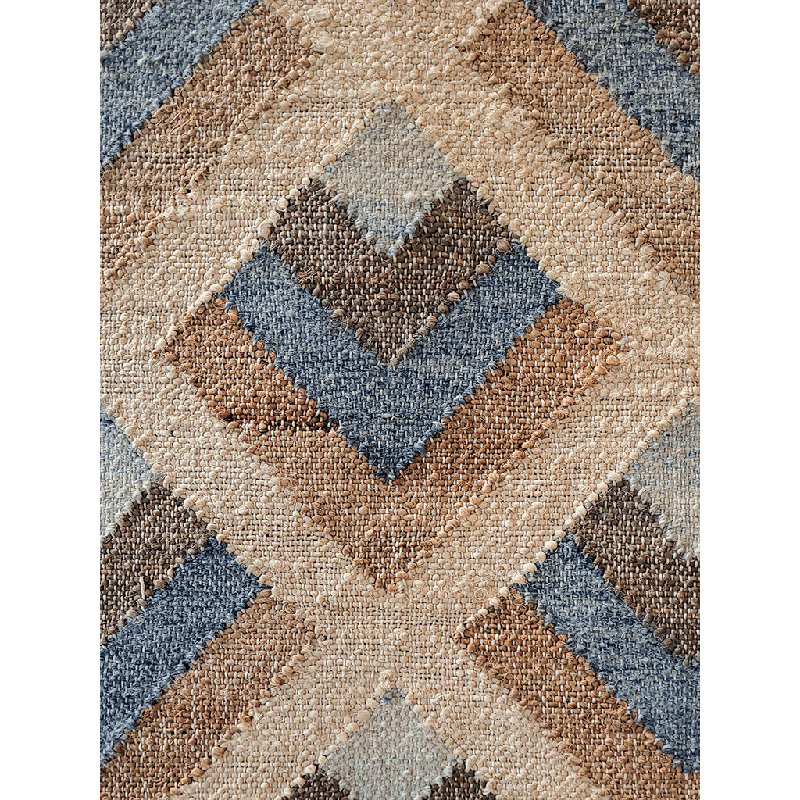 Aquila Geometric Area Rug in Gray/Beige/Brown, Rectangle 10' x 14'