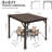 8' X 8' Lean To Gazebo, Wall Mounted Gazebos Pergola With Built In Drainage System, Galvanized Steel Roof, Hardtop Patio Shelter For Deck, Porch, Backyard And More-123312088-123312082