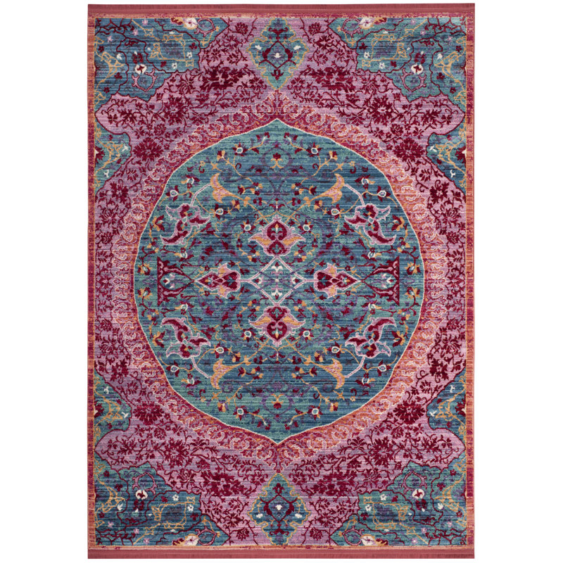 Smead Performance Oriental Rug, Rectangle 3' x 5'