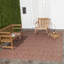 Colon Rectangle Geometric Hand Woven Indoor / Outdoor Area Rug-18097310