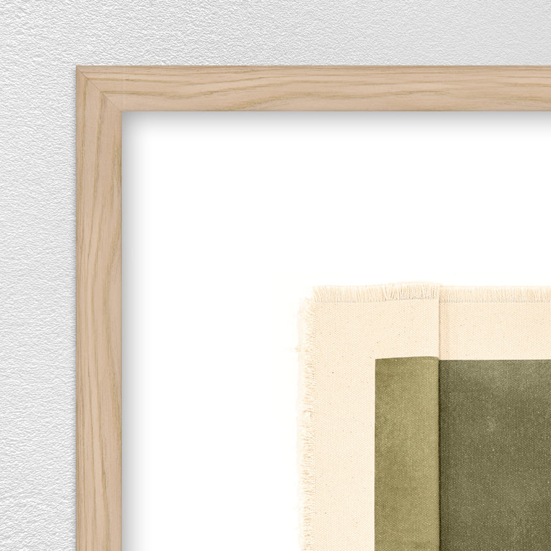 "Double Folded I" par Bobby Berk - Cadre photo simple, impression sur toile