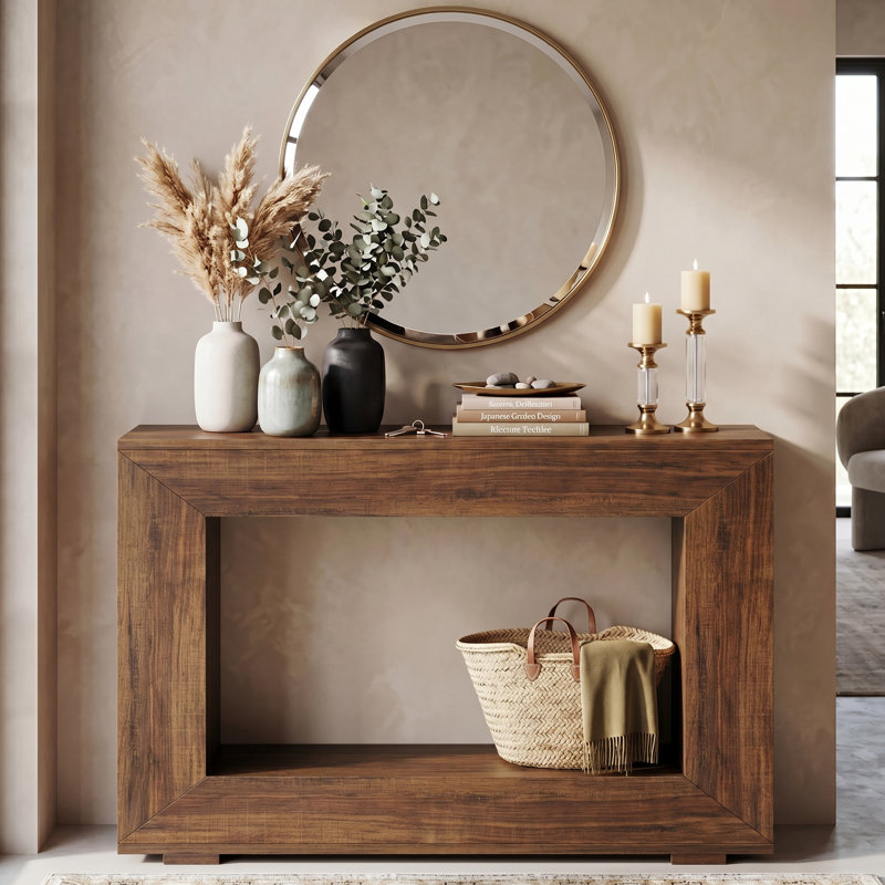 Console 47,2 "Farmhouse, Marron foncé