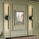 Battery Operated Wall Sconces with Remote Control, 24'' LED Flush Mounted Sconces