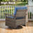 Anferney All Weather Wicker Outdoor Rocker Swivel Patio Chair with Cushions (Set of 2)-97828437-118612154