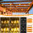 Outdoor String Lights with Remote, 100FT Low Voltage More Safety Waterproof & Shatterproof