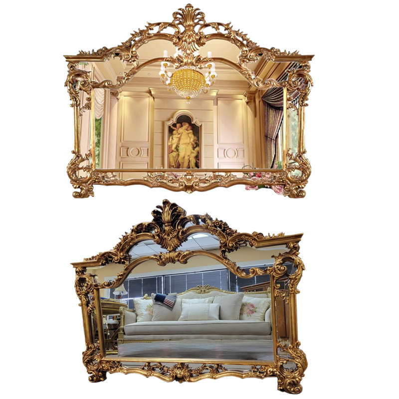 Infinity Rectangle Solid Wood Mirror
