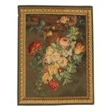 Hand-Knotted High-Quality Cream, Green, and Brown Area Rug