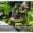 Outdoor Waterfall Fountain with LED Lights