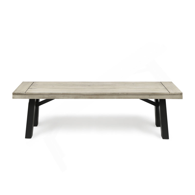 Bettina Bench, Gray/Black