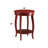 Aberta Red Finish Accent Table