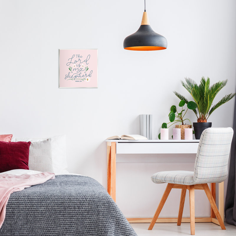 «Lord Is My Shepherd», art mural sur bois par Blue Chair Blessing