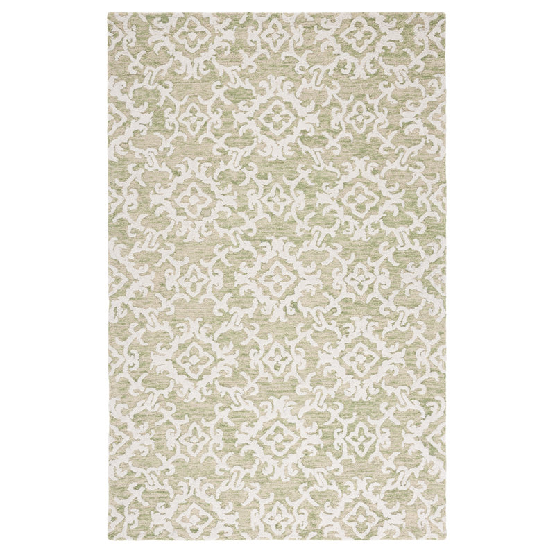Tapis en laine touffeté à la main Imanol, Rectangle 4 pi x 6 pi