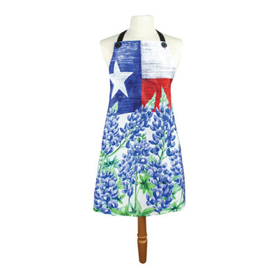  Texas Polyester Kitchen Apron 12" H