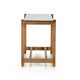 Lisbon Counter Height 70" Genuine Marble Dining Table