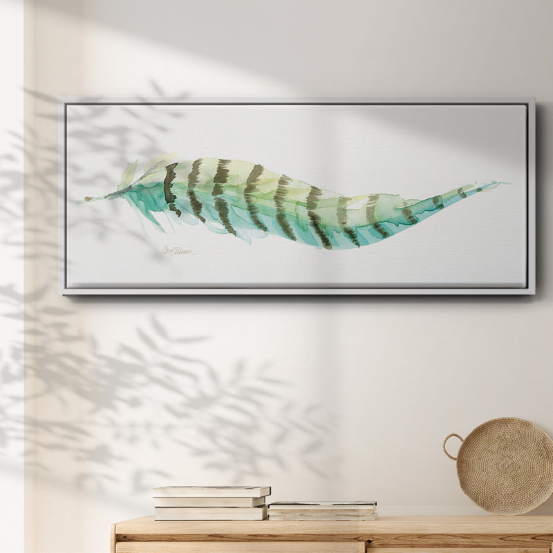Tail Feather II- Framed Canvas
