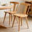 Brannagh 19.3" Wide Modern Scandinavian Solid Wood Dining Chair Y-Shaped Backrest-1083359573