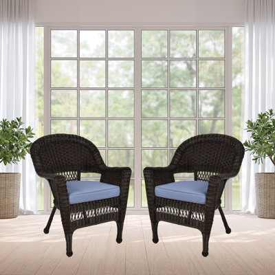 Chaise de patio avec coussins Burrowes