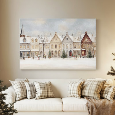 Snowwhite Night Green-Premium Gallery Wrapped Canvas