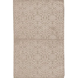 Floral Area Rug in Tan