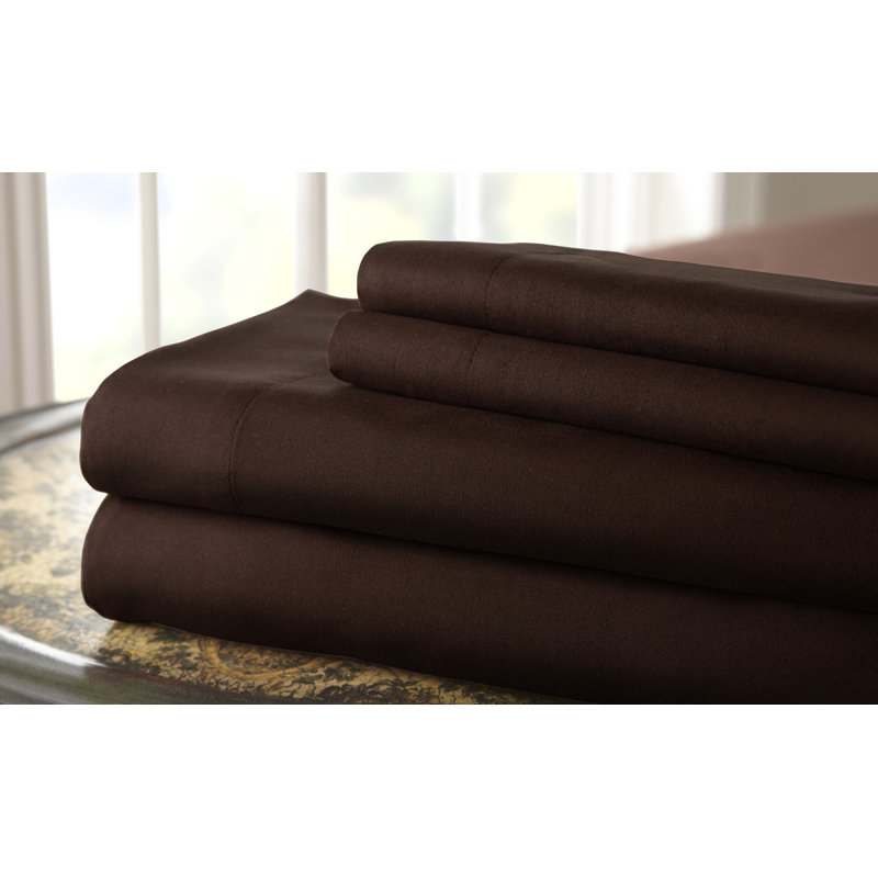 Ensemble de draps Gaston, Très grand, Chocolat