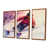Toile avec cadre flottant brun