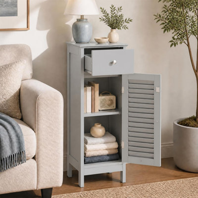 Alydia Freestanding Linen Cabinet