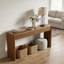 Console 70,87 "en bois avec 3 tiroirs, table d'appoint moderne pour le salon, le couloir et les petits espaces