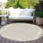 Machine Washable Indoor/Outdoor Christain ACN1401 Gray Rug-109530216
