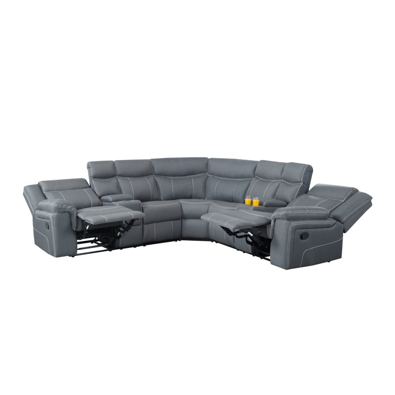 Canapé modulaire rembourré 3 pièces Estelita