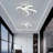 Janyia 1 - Light 12.20" Geometric LED Semi Flush Mount-806759296
