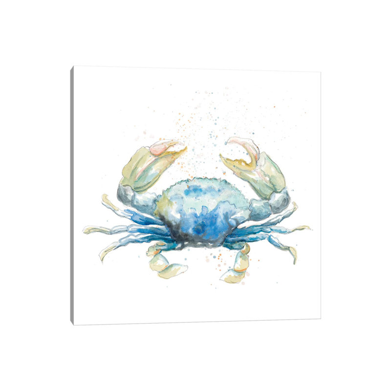Cangrejo Azul Square by Patricia Pinto - Wrapped Canvas Gallery-Wrapped Canvas Giclée, 66.04 cm H x 66.04 cm W x 1.91 cm D