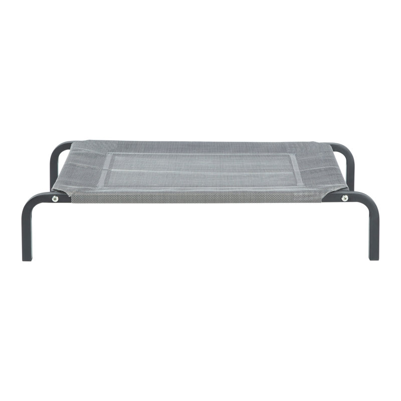 Ashly Coated Steenless Steel Pet Bed, Small (75cm W x 42cm D x 15cm H)