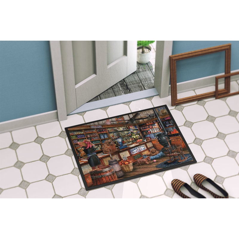 Non-Slip Outdoor Doormat, Rectangle 2' x 3'