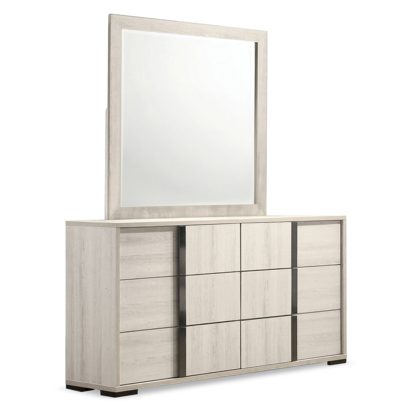 Ensemble commode et miroir 2 pièces Albrechtice Majeic