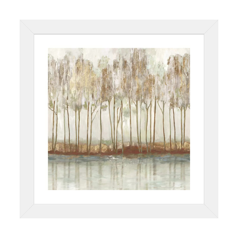Lynn Peak II par Allison Pearce - reproduction d'art, H 16 po x l 16 po x p 1 po, Papier encadré blanc, Blanc