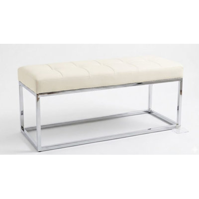 Emmanuelle Faux Leather Upholstered Bench