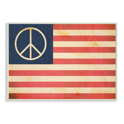 «Peace American Flag», impression