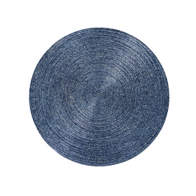 Glass Bead Placemat in Light Blue, Set of 4