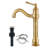 Single-handle Bathroom Faucet with Drain Assembly