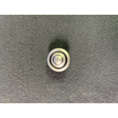 (5 Pack) 1-3/16 inch Round Button Knob Old Iron