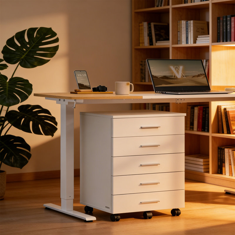 42cm Wide 5 -Drawer Mobile File Cabinet