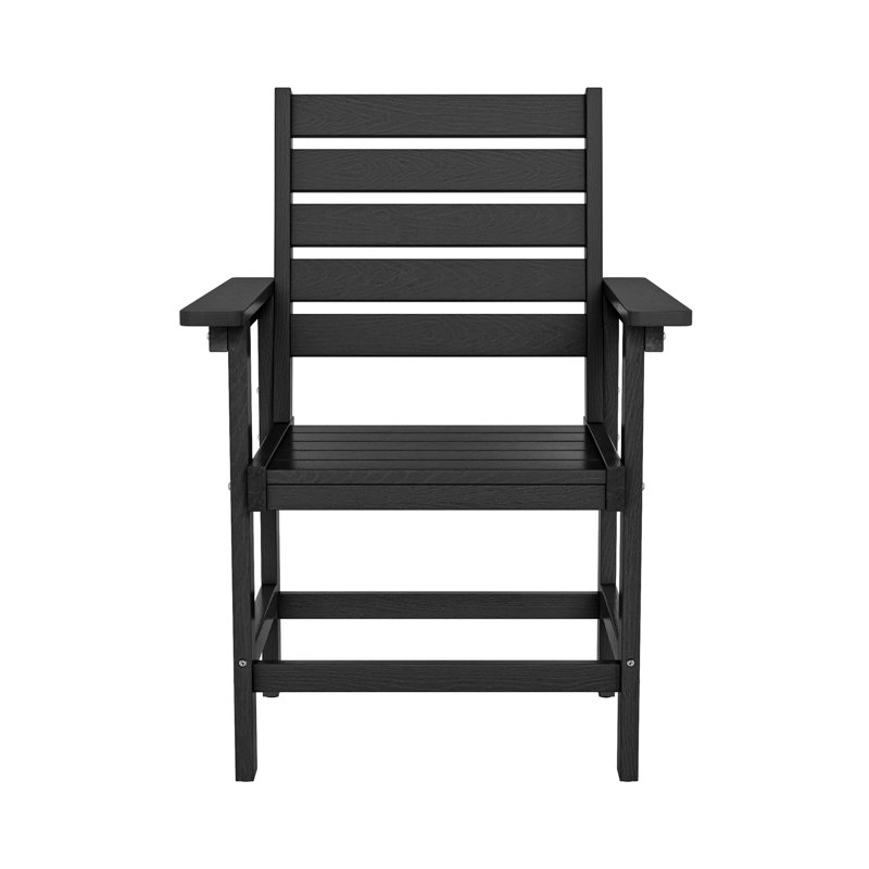 Chaises de salle à manger d'extérieur Coachella, Noir