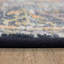 Tapis intérieur / extérieur en polyester tissé à la machine oriental bleu / gris-4715975