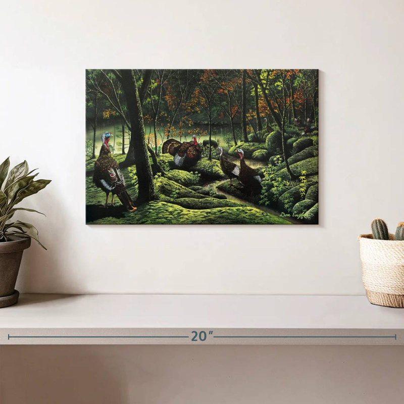 Alvord The Turkey Gathering, 8" H x 12" W