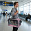 Sac de transport pour chat à main, 17,72 po x 11,42 po x 9,84 po, rose-131216358