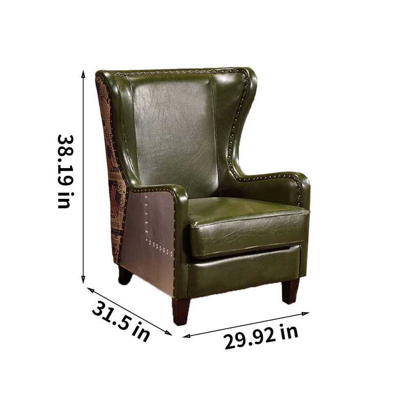 Kalima Faux Leather Armchair