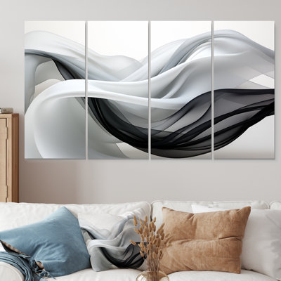 Ensemble d'art mural liquide 4 pièces