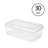 Sterilite Plastic Stacking FlipTop Latching Storage Box Container-607989442-607989443-607989446
