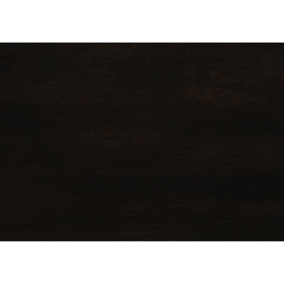 Table d'appoint en placage brun foncé avec tiroir et tablette inférieure pour le salon de la chambre à coucher