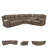 Jaydene Faux Leather Power Reclining L-Shaped Sectional-90630282